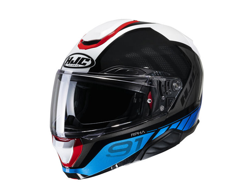 HJC RPHA 91 Rafino MC21 White Red Blue click to zoom image