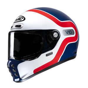 HJC V10 Grape MC21 White Red Blue 