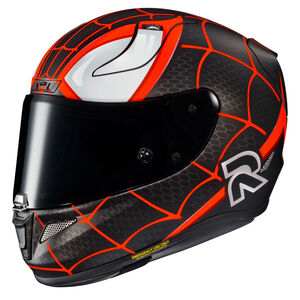 Soldes Casque Hjc RPHA 11 - SPIDERMAN MILES MORALES MARVEL - Casque  Intégral 