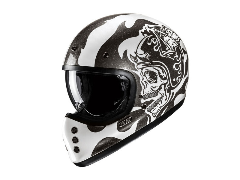 HJC V60 Flame MC5 Black click to zoom image