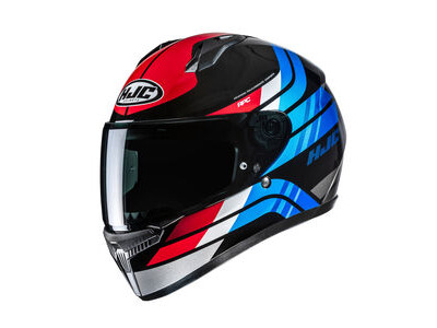 HJC C10 Hiper MC21 White Blue Red