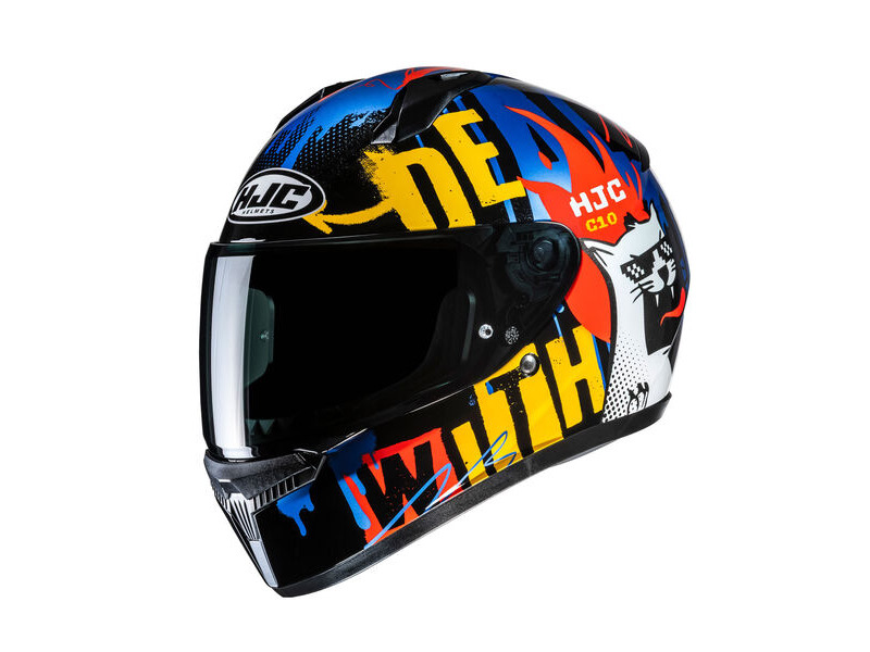 HJC C10 Fop MC23 Blue White Fluo click to zoom image