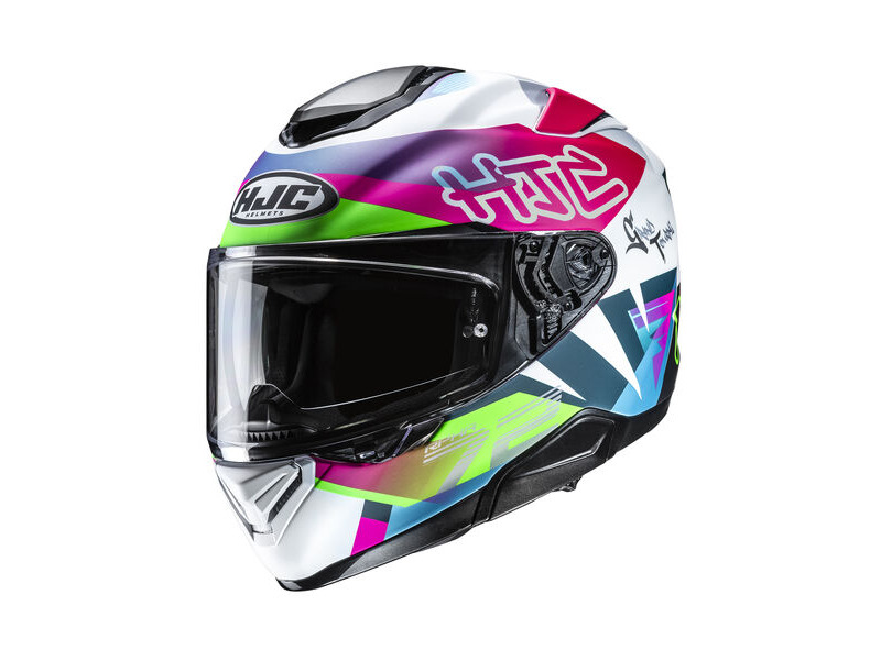 HJC RPHA 72 Goldy MC84SF Pink Green click to zoom image