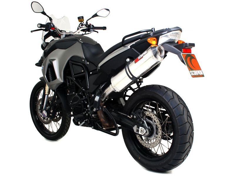 SCORPION EXHAUST BMW F800 GS Factory Oval Slip-on click to zoom image