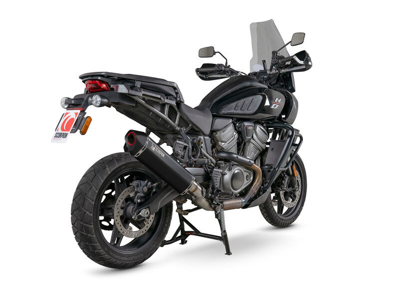 SCORPION EXHAUST Harley Davidson Pan America 1250 Serket Parallel Slip-on click to zoom image