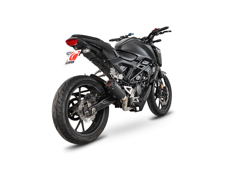 SCORPION EXHAUST Honda CB 125 R, Euro 5+ Red Power Full System click to zoom image