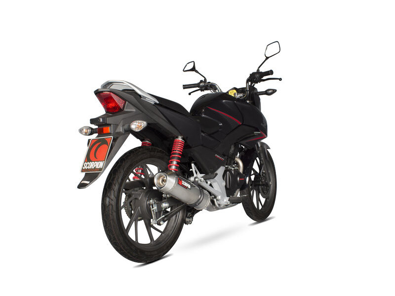 SCORPION EXHAUST Honda CB125 F Factory Oval Full System click to zoom image