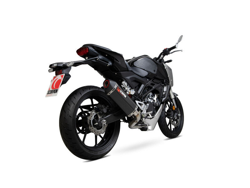 SCORPION EXHAUST Honda CB125 R Serket Parallel Full System click to zoom image