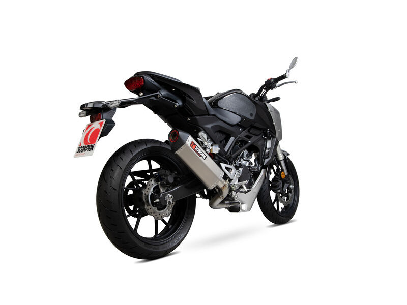 SCORPION EXHAUST Honda CB125 R Serket Parallel Full System click to zoom image