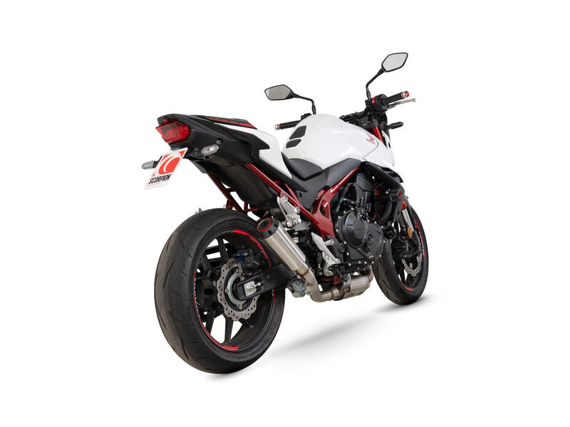 SCORPION EXHAUST Honda CB750 Hornet Red Power Slip-on click to zoom image