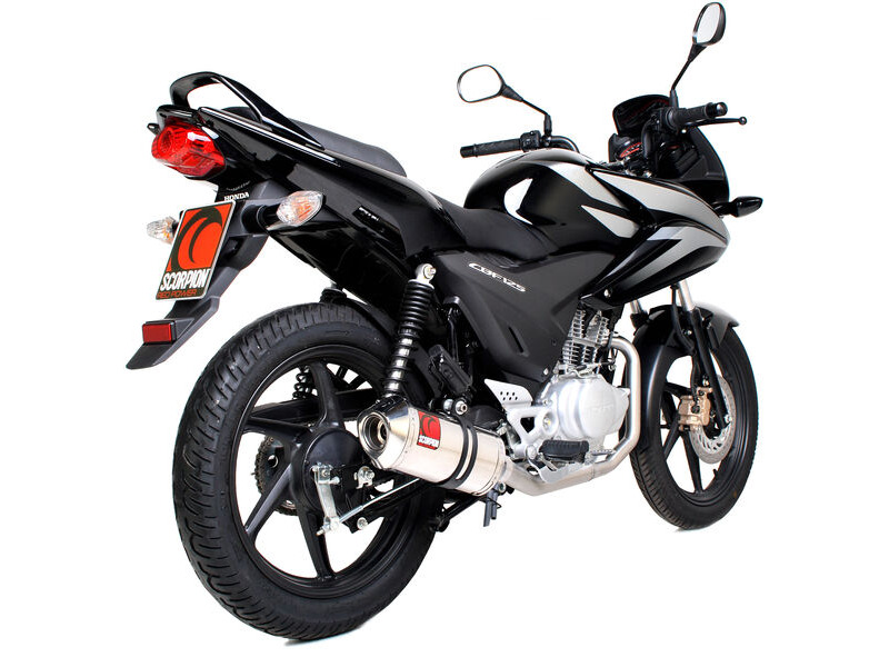 SCORPION EXHAUST Honda CBF125  Factory Oval Full System click to zoom image