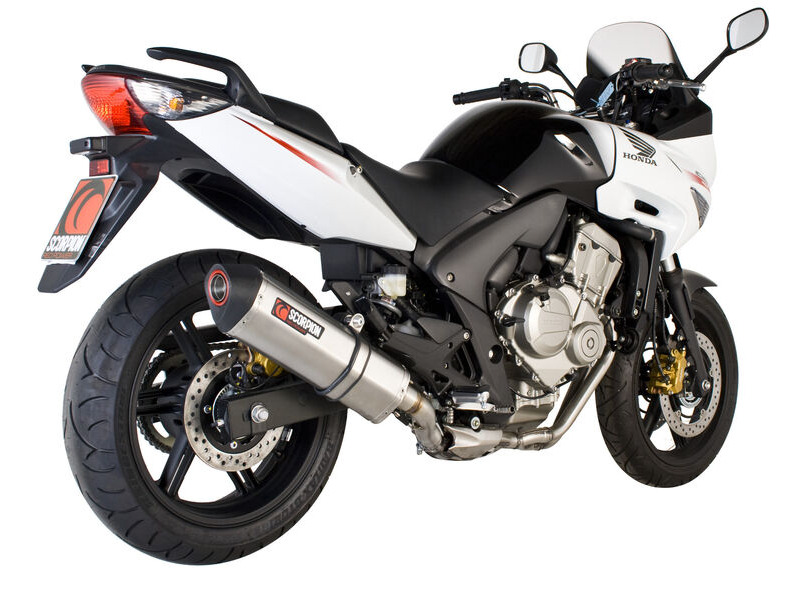 SCORPION EXHAUST Honda CBF600 Serket Parallel Slip-on click to zoom image