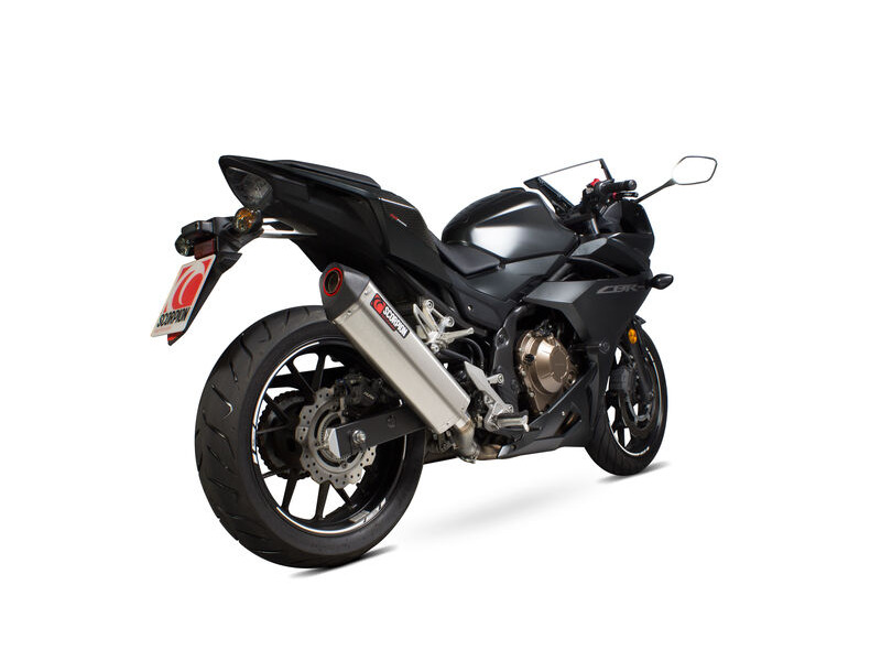 SCORPION EXHAUST Honda CBR500 R Serket Parallel Slip-on click to zoom image