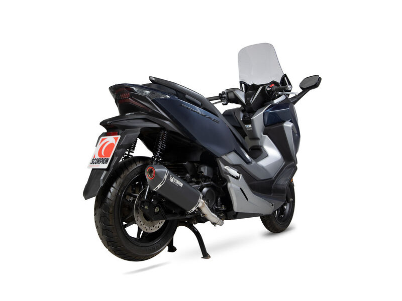 SCORPION EXHAUST Honda Forza 300 Serket Parallel Full System click to zoom image