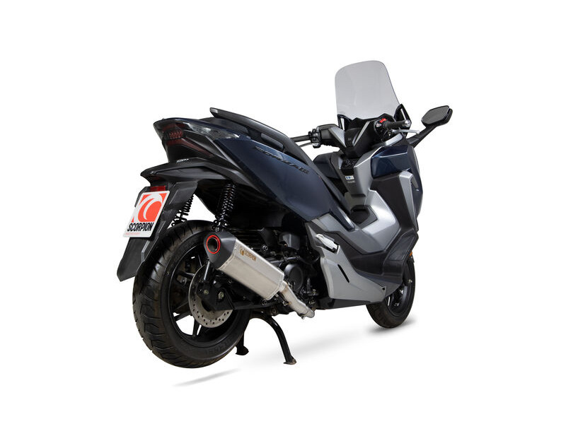 SCORPION EXHAUST Honda Forza 300 Serket Parallel Full System click to zoom image
