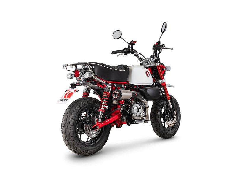 SCORPION EXHAUST Honda Monkey (Euro 5+) Red Power Full System click to zoom image