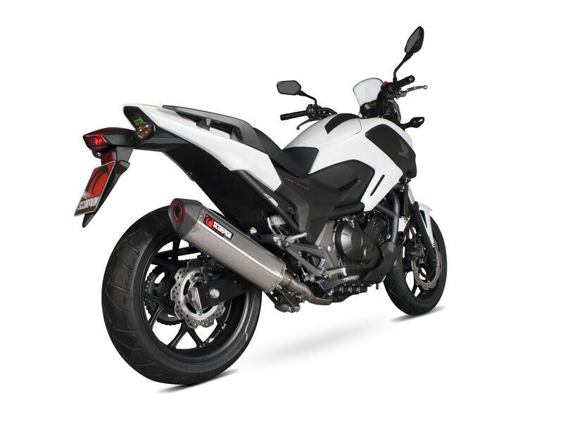 SCORPION EXHAUST Honda NC700 S / NC700 X Serket Parallel Slip-on click to zoom image
