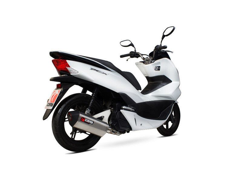 SCORPION EXHAUST Honda PCX125 Serket Parallel Full System click to zoom image