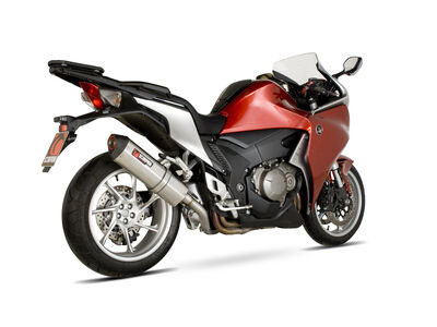 SCORPION EXHAUST Honda VFR1200 (With Panniers) Serket Parallel Slip-on