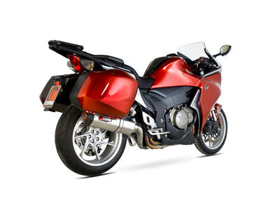 SCORPION EXHAUST Honda VFR1200 (With Panniers) Serket Parallel Slip-on