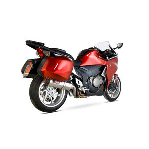 SCORPION EXHAUST Honda VFR1200 (With Panniers) Serket Parallel Slip-on 2010 > 2017