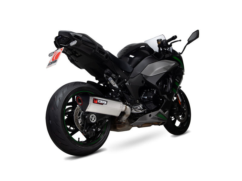 SCORPION EXHAUST Kawasaki Ninja 1000 SX Serket Parallel Slip-on click to zoom image