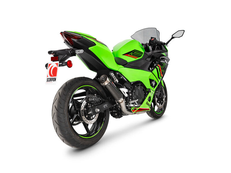 SCORPION EXHAUST Kawasaki Ninja 500 (Euro 5+) RP1-GP Race System click to zoom image