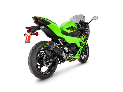 SCORPION EXHAUST Kawasaki Ninja 500 (Euro 5+) Serket Taper Slip-on