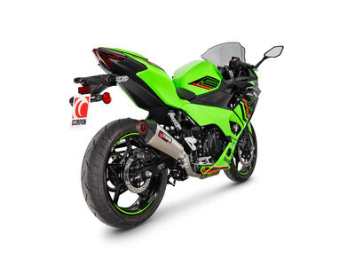 SCORPION EXHAUST Kawasaki Ninja 500 (Euro 5+) Serket Taper Slip-on