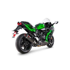 SCORPION EXHAUST Kawasaki Ninja H2 SX Serket Parallel Slip-on 2022 > 2025
