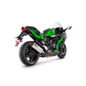 SCORPION EXHAUST Kawasaki Ninja H2 SX Serket Parallel Slip-on 2022 > 2025