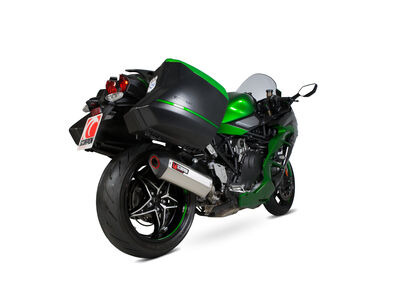 SCORPION EXHAUST Kawasaki Ninja H2-SX / H2-SX SE Serket Parallel Slip-on