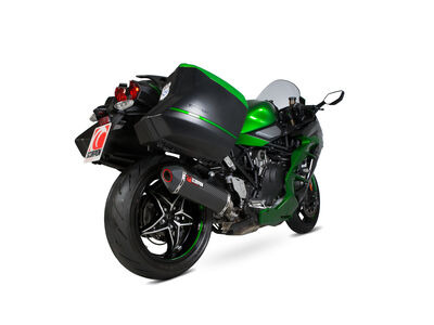 SCORPION EXHAUST Kawasaki Ninja H2-SX / H2-SX SE Serket Parallel Slip-on