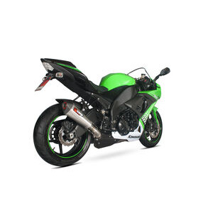 SCORPION EXHAUST Kawasaki Ninja ZX-10R Serket Taper Slip-on 2008 > 2010