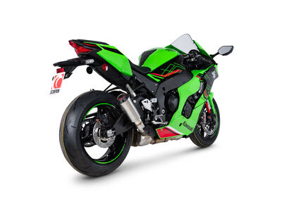 SCORPION EXHAUST Kawasaki Ninja ZX-10R Red Power Slip-on