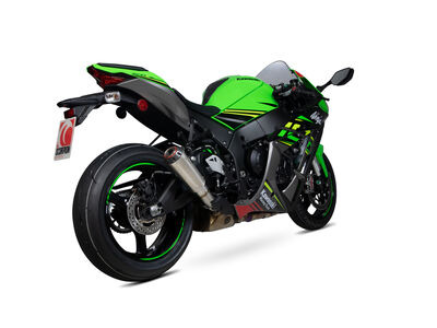 SCORPION EXHAUST Kawasaki Ninja ZX-10R / ZX-10RR / ZX-10R SE Red Power Slip-on