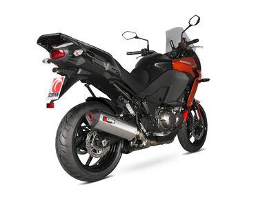 SCORPION EXHAUST Kawasaki Versys 1000 Tourer / Versys 1000 Grand Tourer Serket Parallel Slip-on