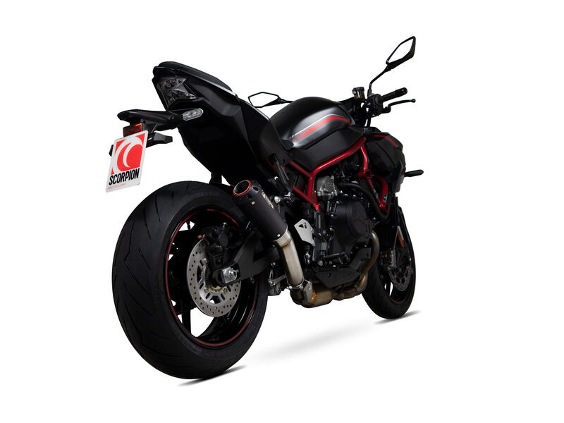 SCORPION EXHAUST Kawasaki Z H2 Red Power Slip-on click to zoom image