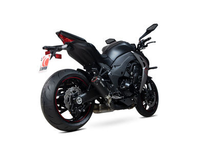 SCORPION EXHAUST Kawasaki Z1000 Red Power Slip-on (Pair)