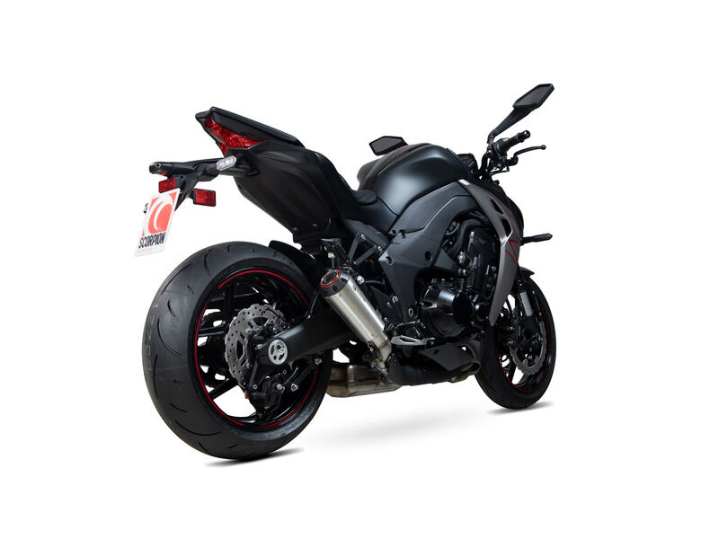 SCORPION EXHAUST Kawasaki Z1000 Red Power Slip-on (Pair) click to zoom image