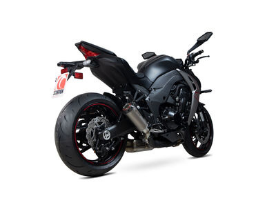 SCORPION EXHAUST Kawasaki Z1000 Red Power Slip-on (Pair)