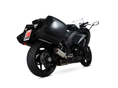 SCORPION EXHAUST Kawasaki Z1000 SX Red Power Slip-on (Pair)