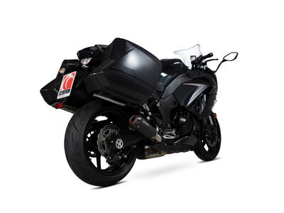 SCORPION EXHAUST Kawasaki Z1000 SX Red Power Slip-on (Pair)