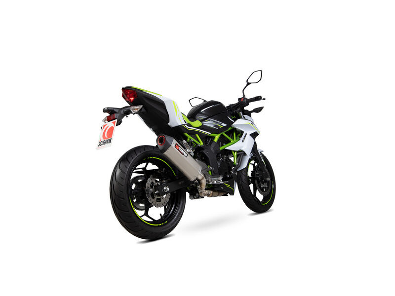 SCORPION EXHAUST Kawasaki Z125 Serket Parallel Slip-on click to zoom image