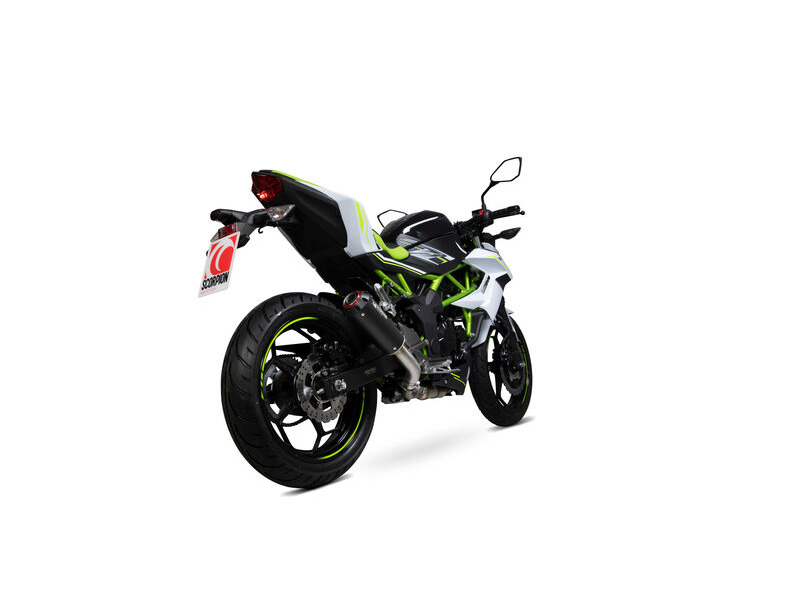 SCORPION EXHAUST Kawasaki Z125 Red Power Slip-on click to zoom image