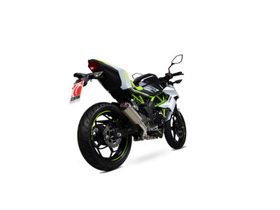 SCORPION EXHAUST Kawasaki Z125 Red Power Slip-on