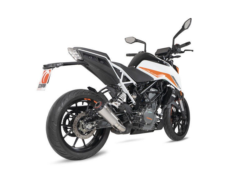 SCORPION EXHAUST KTM 390 Duke Red Power Slip-on click to zoom image