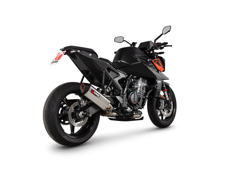 SCORPION EXHAUST KTM 990 Duke Serket Parallel Slip-on (stainless steel sleeve) click to zoom image