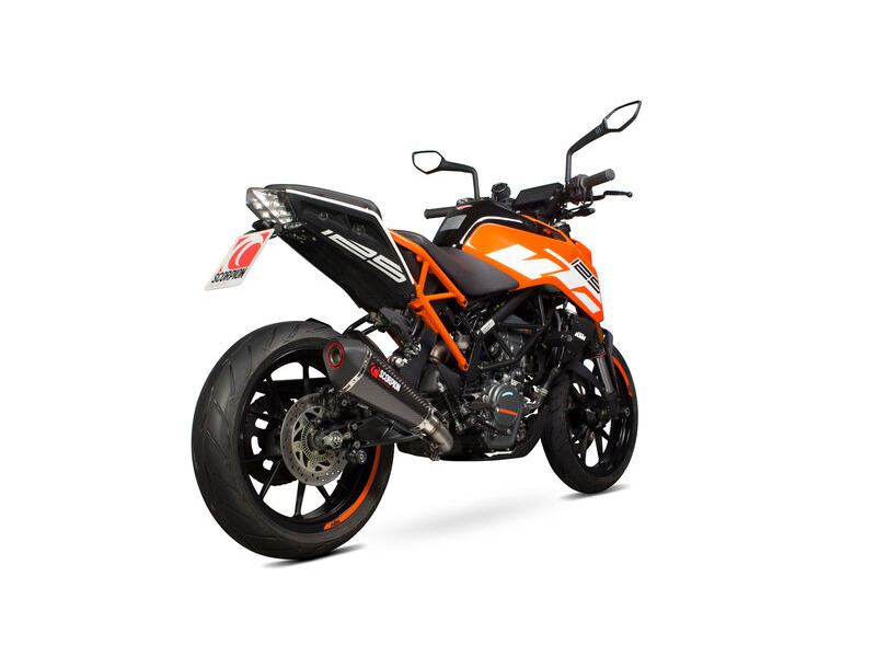 SCORPION EXHAUST KTM Duke 125 Serket Taper Slip-on click to zoom image