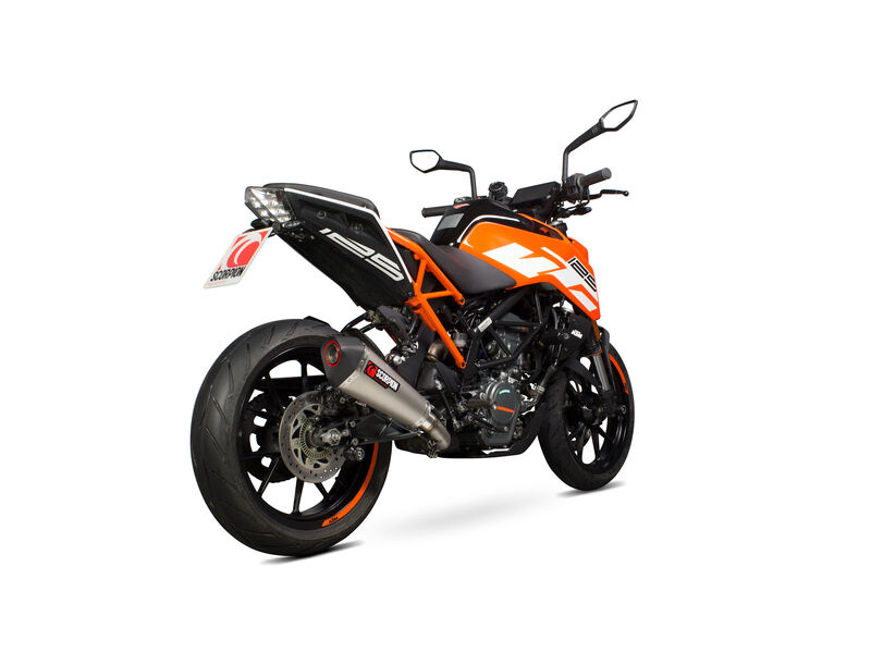 SCORPION EXHAUST KTM Duke 125 Serket Taper Slip-on click to zoom image